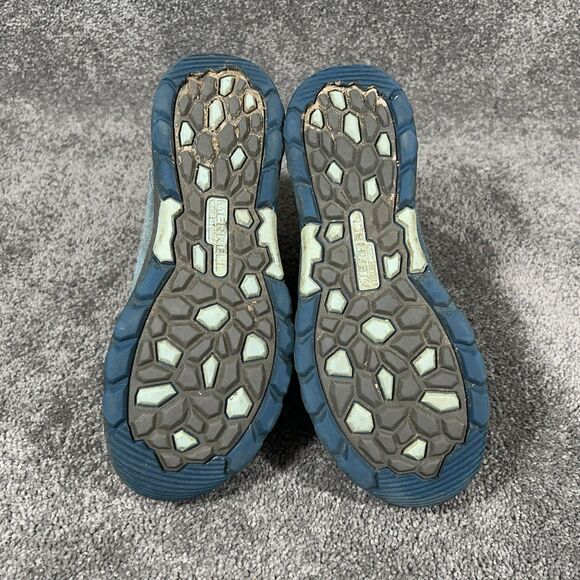 Merrell Capra Mid WTPF Kids Youth Size 4 Blue Suede Waterproof Hiking Boots Used - Picture 8 of 11